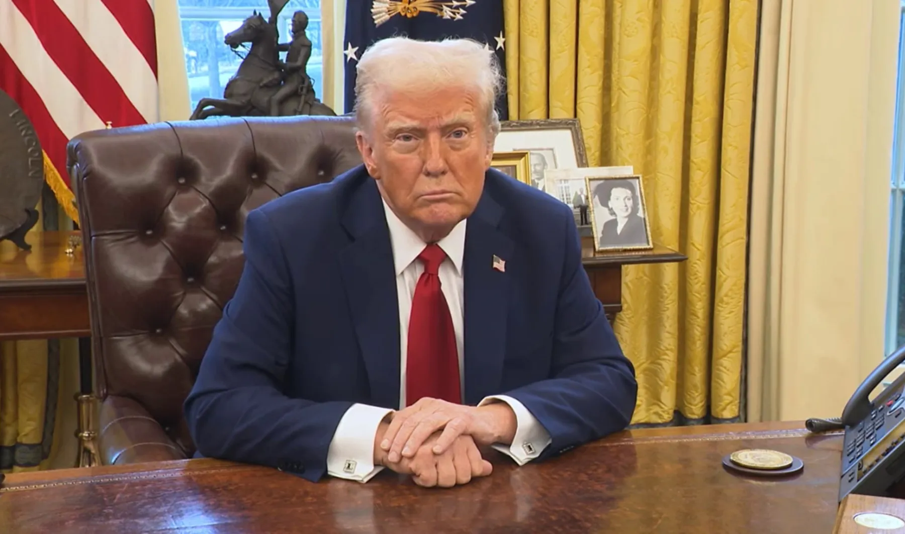 Trump says he ‘will not allow’ Israel to annex West Bank after lobbying from allies Donald Trump has declared that he will not permit Israel to annex the occupied West Bank, a statement that breaks sharply with calls from some Israeli far-right leaders and comes after intense lobbying from U.S. allies. Speaking to reporters in the Oval Office on Thursday, Trump delivered an unusually firm rejection of annexation, stating: “I will not allow Israel to annex the West Bank. Nope, I will not allow it. It’s not going to happen. There’s been enough. It’s time to stop now.” The comments follow weeks of speculation that Trump, who has maintained a close relationship with Prime Minister Benjamin Netanyahu, might move to endorse or tacitly allow Israeli sovereignty over the territory. Such a step would have dramatically undermined prospects for a two-state solution and further destabilized an already fragile region. According to British officials, there were fears inside London that Trump could recognise Israeli control over the West Bank as a retaliatory gesture after the UK, Australia, France and several other allies formally recognised Palestinian statehood earlier this month. Diplomats familiar with the matter said those governments undertook a coordinated campaign of quiet but urgent lobbying in Washington, warning that any U.S. endorsement of annexation would isolate the United States and shatter hopes of building consensus around future peace negotiations. Senior European envoys reportedly stressed to the White House that annexation would amount to a “fatal blow” to the two-state framework, a model still supported by much of the international community as the only viable pathway to lasting peace. Trump’s remarks will be seen as a significant setback for Israeli ultranationalists who have long pressed for permanent sovereignty over the West Bank, which was captured by Israel in the 1967 Six-Day War and remains at the center of the Israeli-Palestinian conflict. While Netanyahu himself has stopped short of formally calling for annexation in recent months, members of his governing coalition have repeatedly floated the idea as a way of consolidating Israel’s hold over the territory. Palestinian leaders cautiously welcomed Trump’s declaration, with one senior official telling Reuters that the statement was “a necessary step” but warning that “we must see if actions follow words.” The Palestinian Authority has frequently accused Washington of bias toward Israel, pointing to Trump’s earlier decisions to move the U.S. embassy to Jerusalem and cut aid to Palestinian agencies. In Israel, reaction was mixed. Right-wing politicians expressed disappointment and accused Trump of caving to international pressure. Centrist and left-leaning figures, however, praised the U.S. president for setting limits and protecting the possibility of renewed peace talks. Analysts note that Trump’s calculus may be influenced by his broader foreign policy agenda, which has increasingly emphasized stability and avoiding fresh escalations in the Middle East as he balances multiple global crises. At the United Nations last week, Arab leaders had also pressed Washington not to sanction annexation, warning it could trigger unrest across the region. Jordan, which maintains a fragile peace treaty with Israel, has consistently opposed any moves to alter the West Bank’s status without a negotiated settlement. The West Bank, home to nearly three million Palestinians and over 400,000 Israeli settlers, remains one of the most contentious pieces of disputed land in the world. Any move toward annexation would likely trigger international condemnation and possibly sanctions. Trump’s clear rejection marks a rare moment where his administration appears aligned with European allies and the broader international consensus, even as his foreign policy has often diverged from theirs on other Middle Eastern issues. Still, questions remain over whether the president will sustain this stance if pressured by Israeli leaders or if domestic political considerations shift. Trump himself left open the possibility of revisiting the issue, saying only that “for now, annexation is off the table.” For now, diplomats say the focus will turn back to whether Washington can leverage Trump’s statement into momentum for renewed peace talks — a prospect many remain skeptical about given the long history of failed negotiations. What is clear, however, is that Trump’s public disavowal of annexation represents a moment of relief for allies who feared that yet another destabilizing move could push the region closer to perpetual conflict.