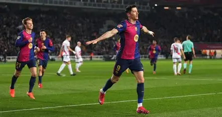 Barcelona Saw Out a Nervy Win Against Rayo Vallecano to Return to the Top of La Liga for the First Time Since December