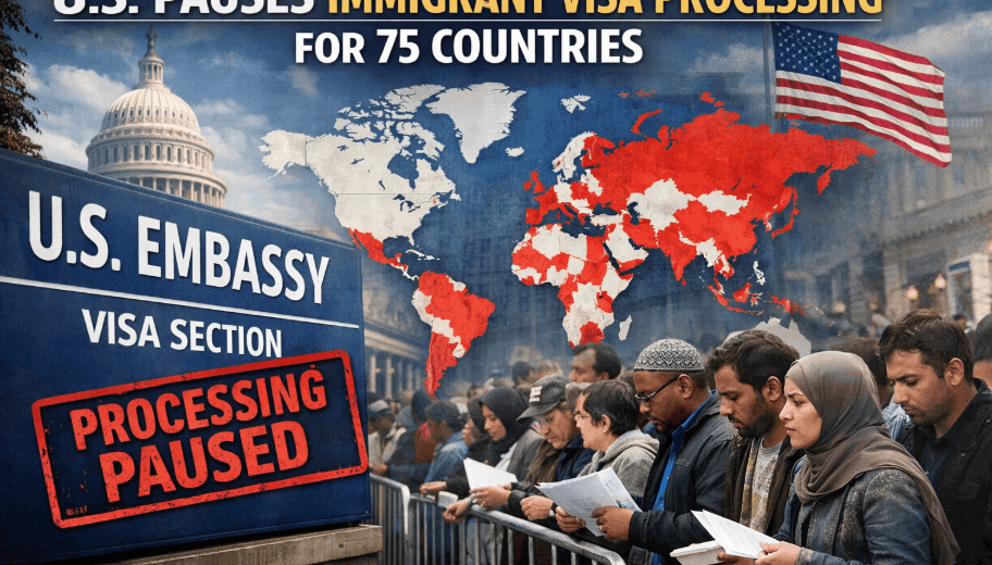 US Pauses Visas for 75 Countries, Fires Immigration Judges, and Reinstates Deportation Cases as Trump Administration Builds the Most Aggressive Immigration Enforcement Machine in American History