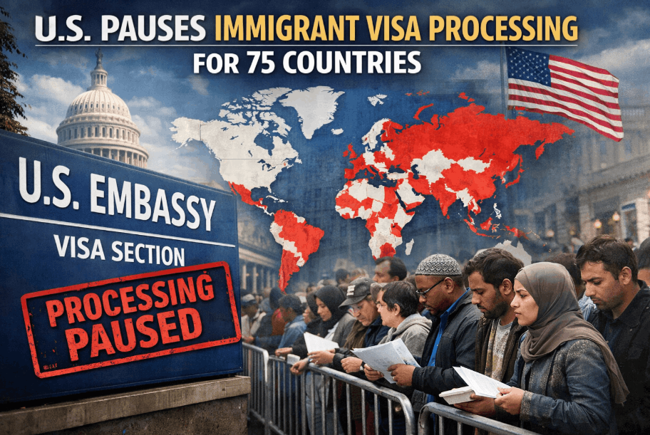 US Pauses Visas for 75 Countries, Fires Immigration Judges, and Reinstates Deportation Cases as Trump Administration Builds the Most Aggressive Immigration Enforcement Machine in American History